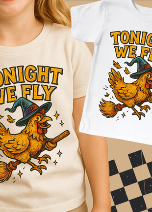Tonight We Fly Witch Halloween Shirt - Halloween Tee
